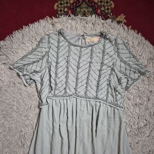 Maya Maternity Dress Size 10 Beaded Top Evening Gown Weddings Formal Events ✨️💫